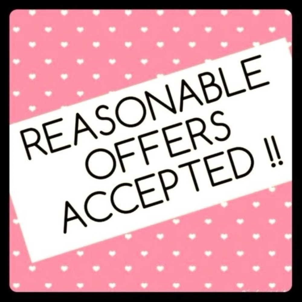 Reasonable Offers Accepted Sign
